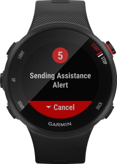 Garmin Forerunner 45S sportsur (sort)