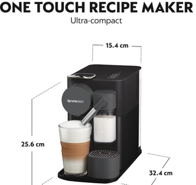 NESPRESSO® Lattissima One-kaffemaskine fra DeLonghi, Sort