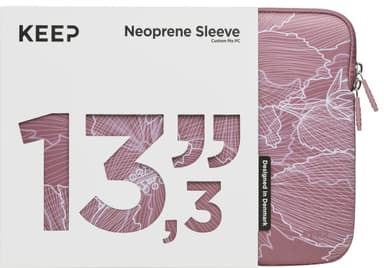 KEEP 13," Neoprene sleeve (nostalgia rose flower)