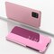 SKALO Samsung A22 5G Clear View Mirror Etui - Pink