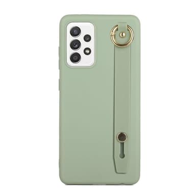 SKALO Samsung A52/A52s Håndrem TPU-cover - Grøn