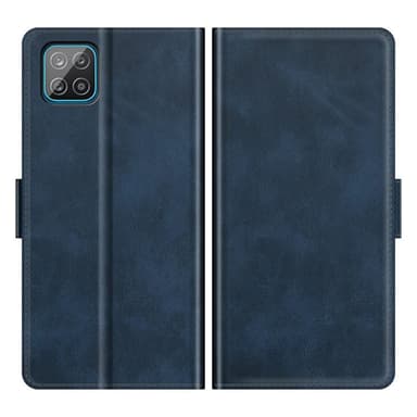 SKALO Samsung A22 5G Premium Wallet Flip Cover - Blå