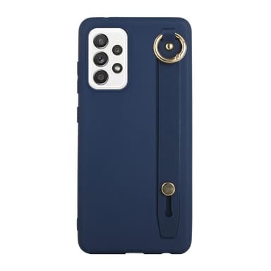 SKALO Samsung A52/A52s Håndrem TPU-cover - Blå