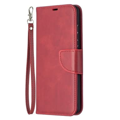 SKALO Samsung A52/A52s Flip Cover m. pung i PU-læder - Rød