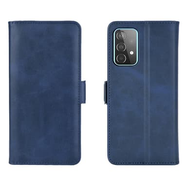 SKALO Samsung A52/A52s Premium Wallet Flip Cover - Blå