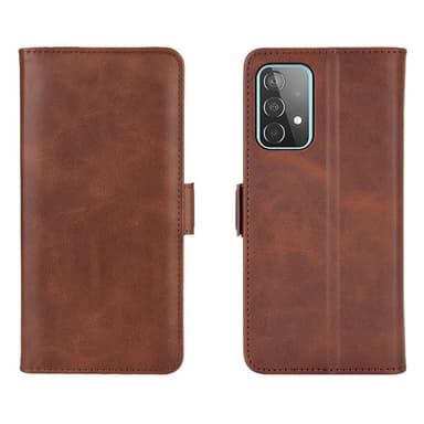 SKALO Samsung A52/A52s Premium Wallet Flip Cover - Brun