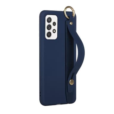 SKALO Samsung A52/A52s Håndrem TPU-cover - Blå