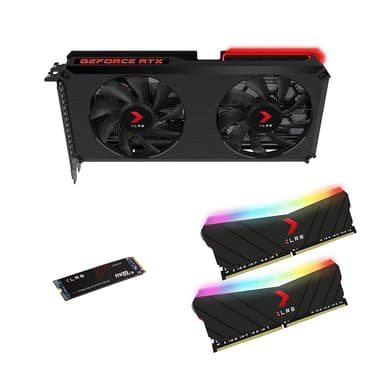 PNY GF RTX 3060Ti 8GB XLR8 Gaming REVEL EPIC-X LHR Bundle Pack 1