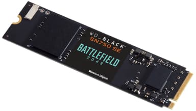 WD Black SN750 SE intern NVMe SSD 500 GB med Battlefield 2042