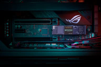 WD Black SN750 SE intern NVMe SSD 1 TB med Battlefield 2042
