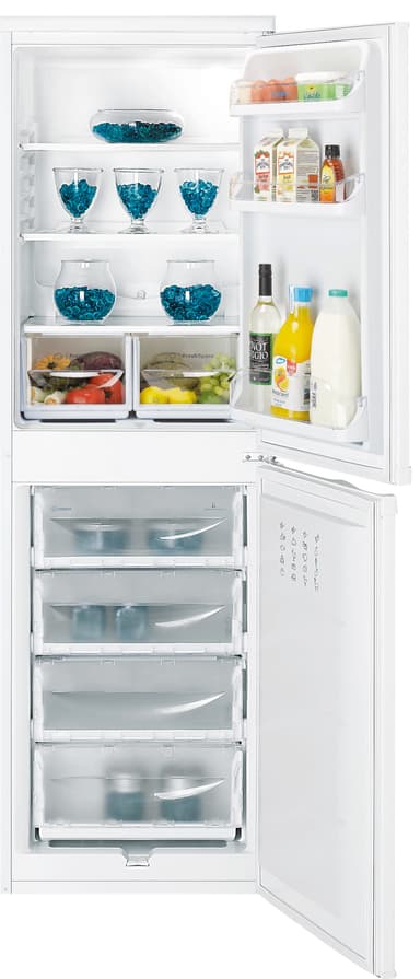 Indesit køleskab/fryser CAA551 (hvid)