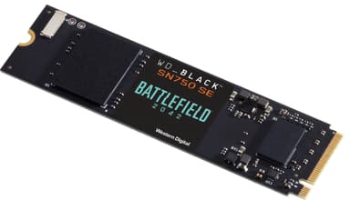 WD Black SN750 SE intern NVMe SSD 1 TB med Battlefield 2042