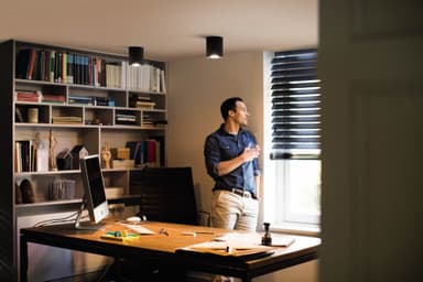 Philips Hue Pillar spotlys (sort)