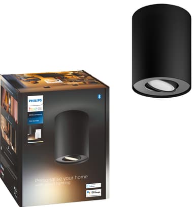 Philips Hue Pillar spotlys (sort)