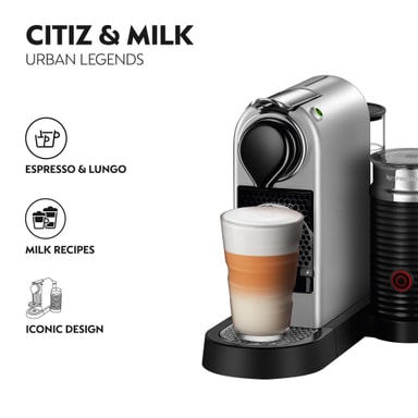 NESPRESSO® CitiZ\u0026milk kaffemaskine fra 