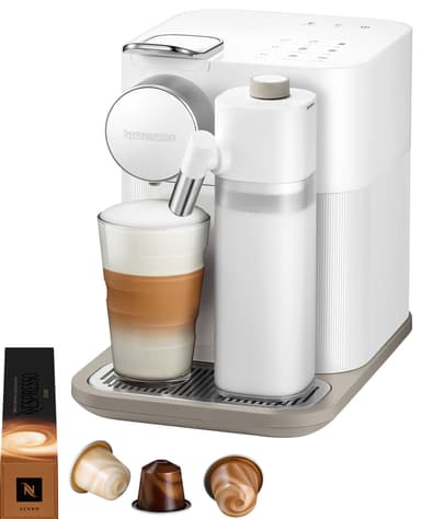 NESPRESSO® Gran Lattissima-kaffemaskine fra DeLonghi, Hvid