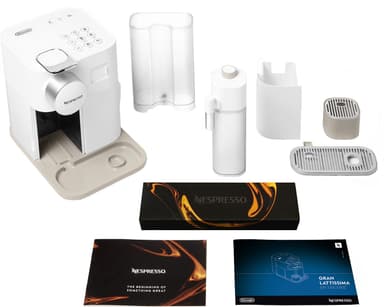 NESPRESSO® Gran Lattissima-kaffemaskine fra DeLonghi, Hvid