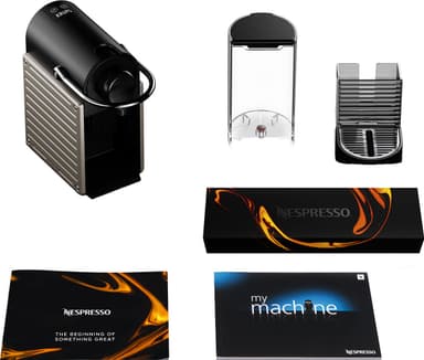 Nespresso® Pixie-kaffemaskine fra Krups, Titan