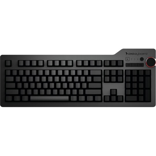 Das Keyboard 4 Ultimate, skinnende nøgler, Cherry MX Blue, USB, sort