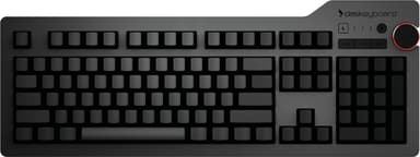 Das Keyboard 4 Ultimate, skinnende nøgler, Cherry MX Blue, USB, sort
