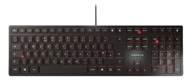 CHERRY KC 6000 SLIM -tastatur, SX -teknologi, saksekontakt, amerikansk layout