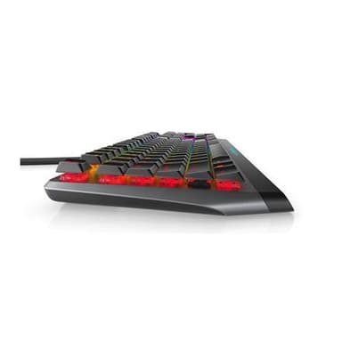 Dell Alienware gamingtastatur AW510K kablet, mekanisk gamingtastatur, RGB LED -lys, EN, mørkegrå, USB