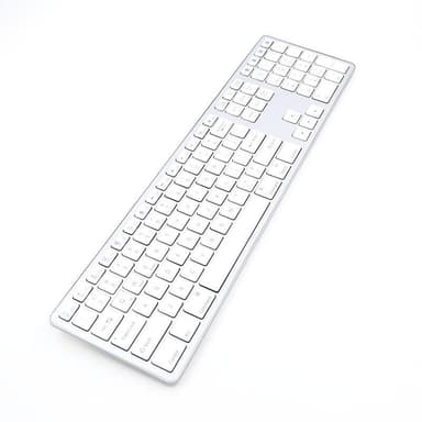 Trådløst tastatur sølv / hvid