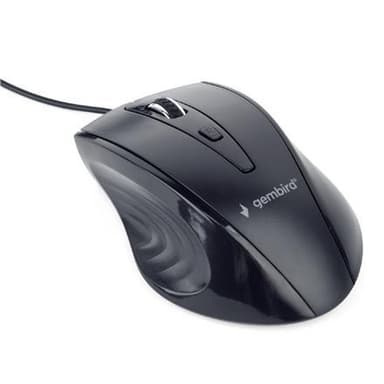 Gembird Mus MUS-4B-02 USB, Nej, Standard, Nej, Sort