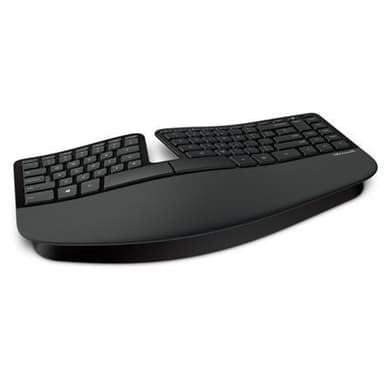 Microsoft L5V-00021 Sculpt Ergonomic Desktop Bundle Wireless, Tastatur, Mus inkluderet, Separat numpad, Batterier inkluderet, EN, Sort