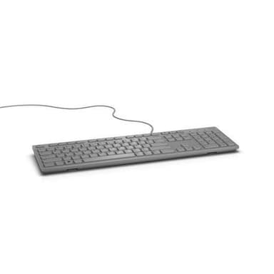 Dell KB216 multimedie, kablet, tastaturlayout EN, grå, engelsk, numerisk tastatur