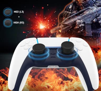PS5 beskyttelse og greb til håndkontrol 4-pack