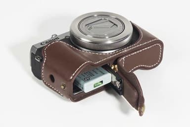 INF Taske / ærme til Canon G7X2 / G7X3 PU læder brun