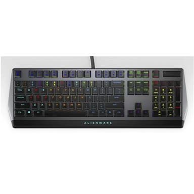 Dell Alienware gamingtastatur AW510K kablet, mekanisk gamingtastatur, RGB LED -lys, EN, mørkegrå, USB