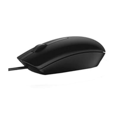 Dell optisk mus MS116 -kabel, sort, USB 2.0, sort