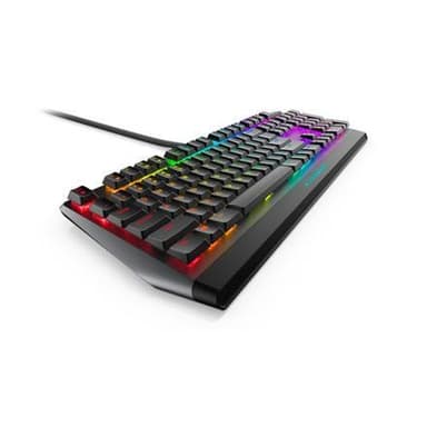 Dell Alienware gamingtastatur AW510K kablet, mekanisk gamingtastatur, RGB LED -lys, EN, mørkegrå, USB
