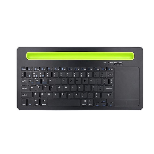 Trådløst tastatur med touchpad og mobil stativ