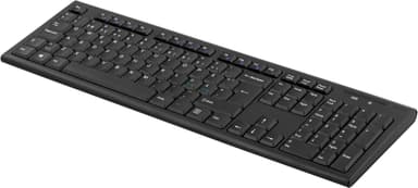 deltaco Wireless keyboard Nordic USB nanoreceiver 10m range black