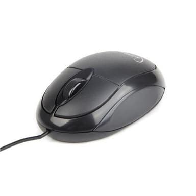 Gembird MUS-U-01 Kablet, optisk USB-mus, sort