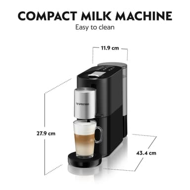 NESPRESSO® Atelier-kaffemaskine fra Krups, Sort