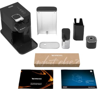 NESPRESSO® Lattissima One-kaffemaskine fra DeLonghi, Sort
