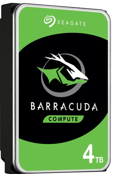 Seagate BarraCuda 3,5" intern harddisk (4 TB)