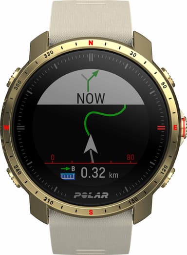 Polar Grit X Pro multisportsur S/L (champagne/guld)
