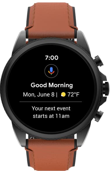Fossil Gen 6 smartwatch (brown leather)