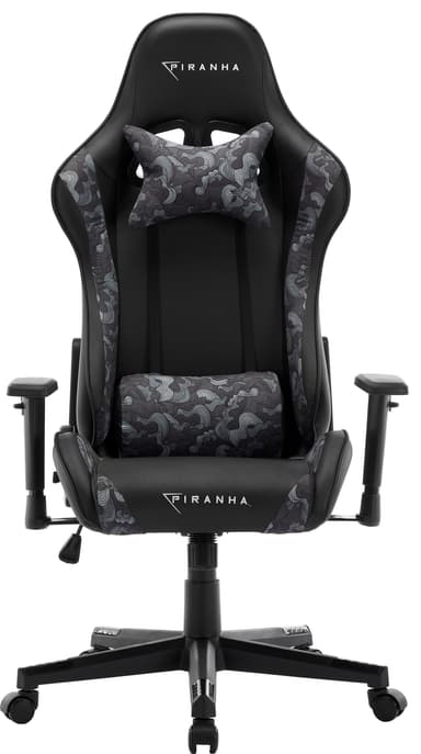 Piranha Bite gaming stol (Monochrome)
