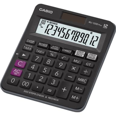 Casio MJ-120DPLUS Bordlommeregner solcelle-drift,
