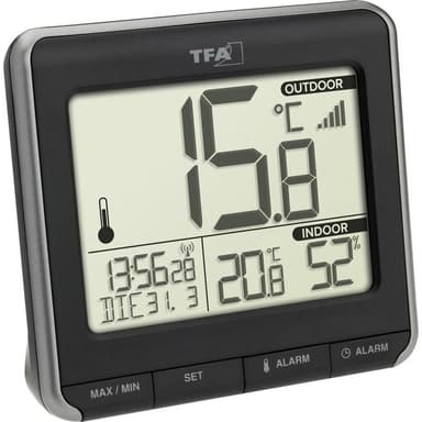 TFA Dostmann 30.3069.01 Trådløst digitalt termometer 1