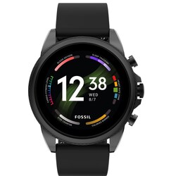 Fossil Gen 6 smartwatch (sort silikone)