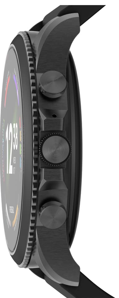Fossil Gen 6 smartwatch (sort silikone)