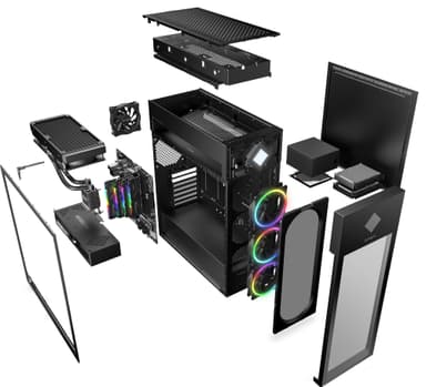 HP Omen 45L R9-5/64/4000/3080Ti stationær computer