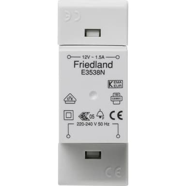Honeywell Home E3538N Dørklokke-transformator 12 V/AC